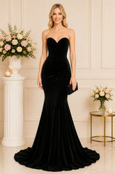 Black Sweetheart Mermaid Gown
