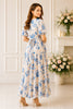 Blue Blossom Maternity Dress