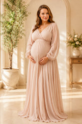 Blush Grace Plus Size Maternity Gown