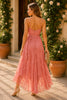 Blush Romance High Low Ruffle Dress