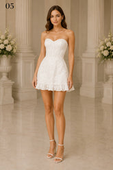 Celestique Lace Corset Mini Dress