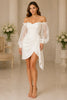 Elarisse Long Sleeve Wrap Mini Dress
