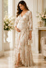 Floral Wrap Maternity Maxi Dress