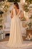 Ivory Sleeveless Empire Waist Maternity Maxi Dress