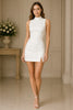 Monroe High-Neck Mini Dress