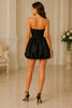 Noir Belle Bubble Mini Dress