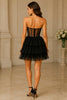 Noir Enchante Corset Tulle Mini Dress