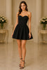 Noir Muse Corset Skater Mini Dress