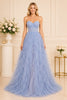 Powder Blue Tulle Ball Gown