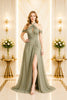 Sage Halter Neck Chiffon Maxi Dress