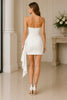 Valencia Plunge Drape Mini Dress