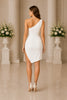 Avelisse One-Shoulder Ruched Mini Dress