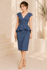 Bluebell Peplum Elegance Midi Dress