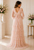 Blush Lace Romance Maternity Gown
