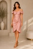 Blush Pink Off Shoulder Ruched
