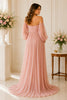 Burgundy Velvet Elegance Maternity Gown