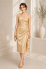 Champagne Grace Midi Dress