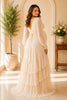 Champagne Romance Tiered Maternity Gown