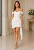 Etoile Drape Off-Shoulder Mini Dress