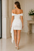 Etoile Drape Off-Shoulder Mini Dress