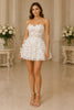 Floreline Applique Corset Mini Dress
