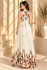 Ivory Floral Pleated Halter Maxi Dress