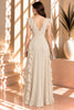 Ivory Ruffle Wrap Maxi Dress