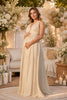 Ivory Sleeveless Empire Waist Maternity Maxi Dress