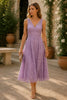 Lavender Grace Lace Midi Dress
