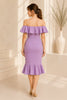 Lavender Grace Midi Dress
