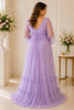 Lavender Lace Dream Plus Size Maternity Gown