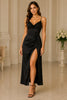 Midnight Desire Satin Slip Gown