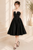 Midnight Grace Fit & Flare Elegance Midi Dress