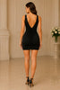 Midnight Halo Cutout Mini Dress