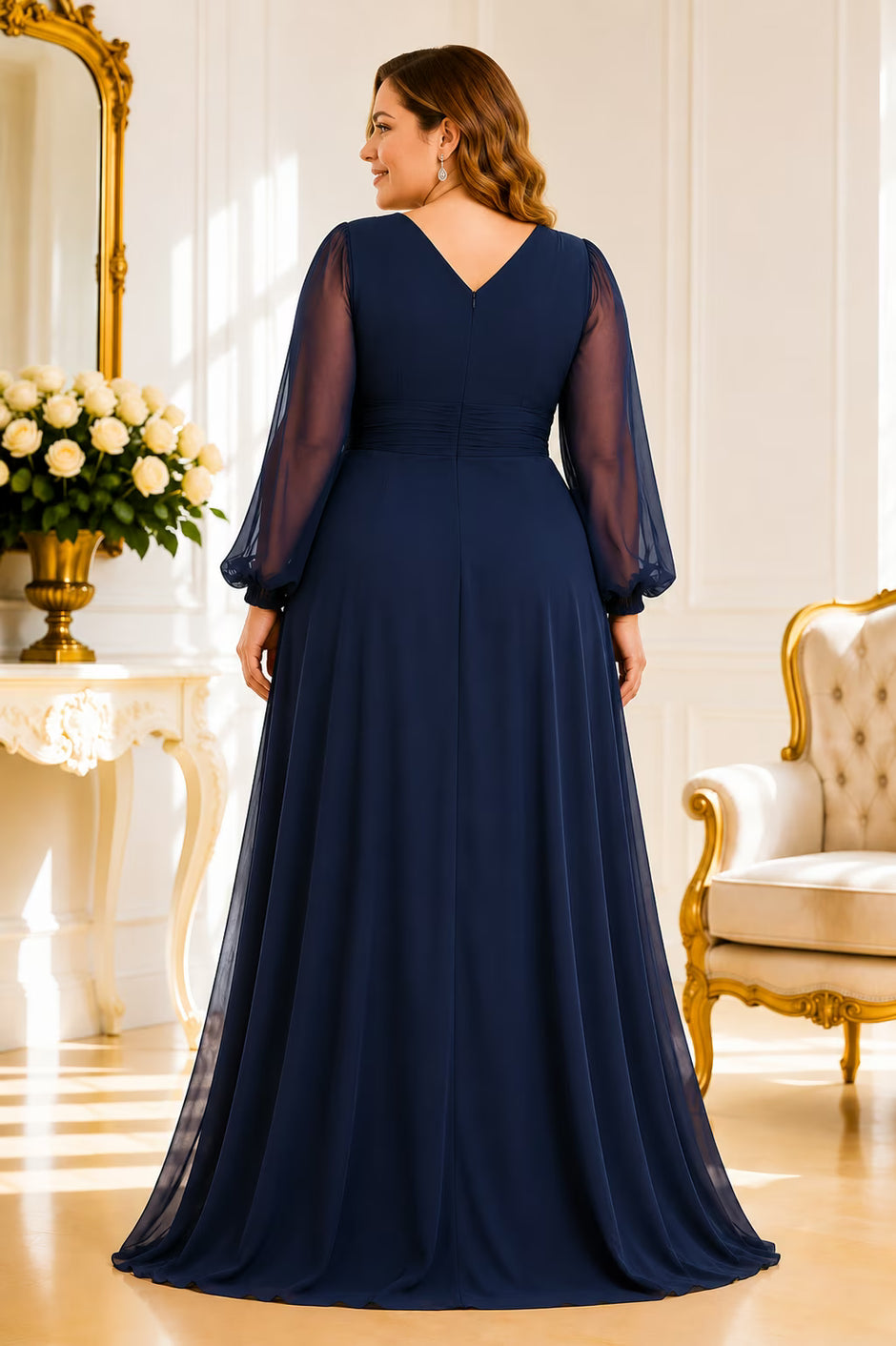 navy blue plus size evening dress Dark Prom Dresses,Long Plus Size Prom Dress,Sexy Plus Size Prom Dress,PD00245, US26W / Burgundy please add $25.00 Cicinia Navy Blue Plus Size