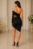 Noir Temptation One Shoulder Dress