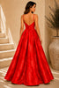 Red Floral Ball Gown