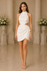 Selene Cutout Halter Mini Dress
