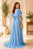 Sky Blue Grace Maternity Gown