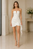 Valencia Plunge Drape Mini Dress