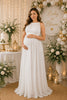 White Pleated Halter Neck Maternity Maxi Dress
