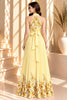 Yellow Floral Pleated Halter Maxi Dress
