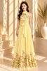 Yellow Floral Pleated Halter Maxi Dress