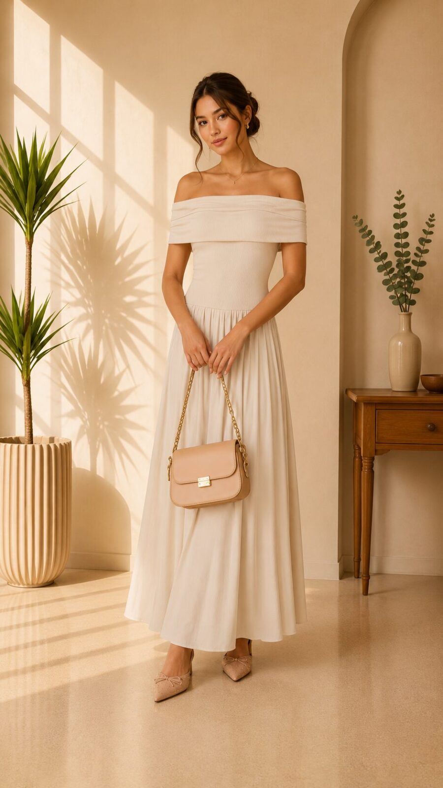 Sleeveless Casual Slim Swing Pleated Formal Party Dress